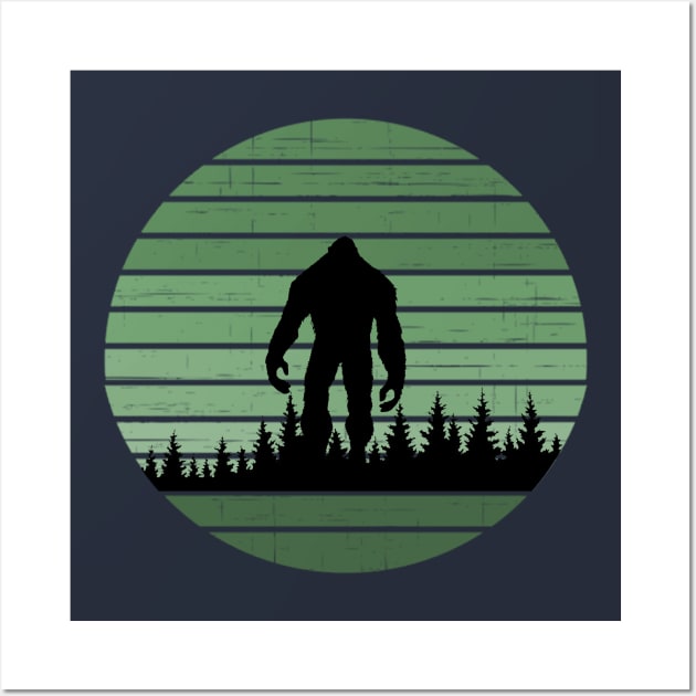 Sasquatch Believer Wall Art by GreenGuyTeesStore